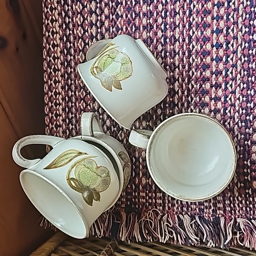Set of 4 Denby Troubadour Teacups